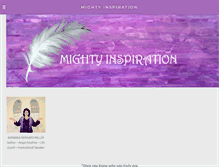 Tablet Screenshot of mightyinspiration.com